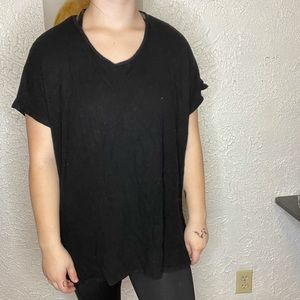 Black sweater with open in back